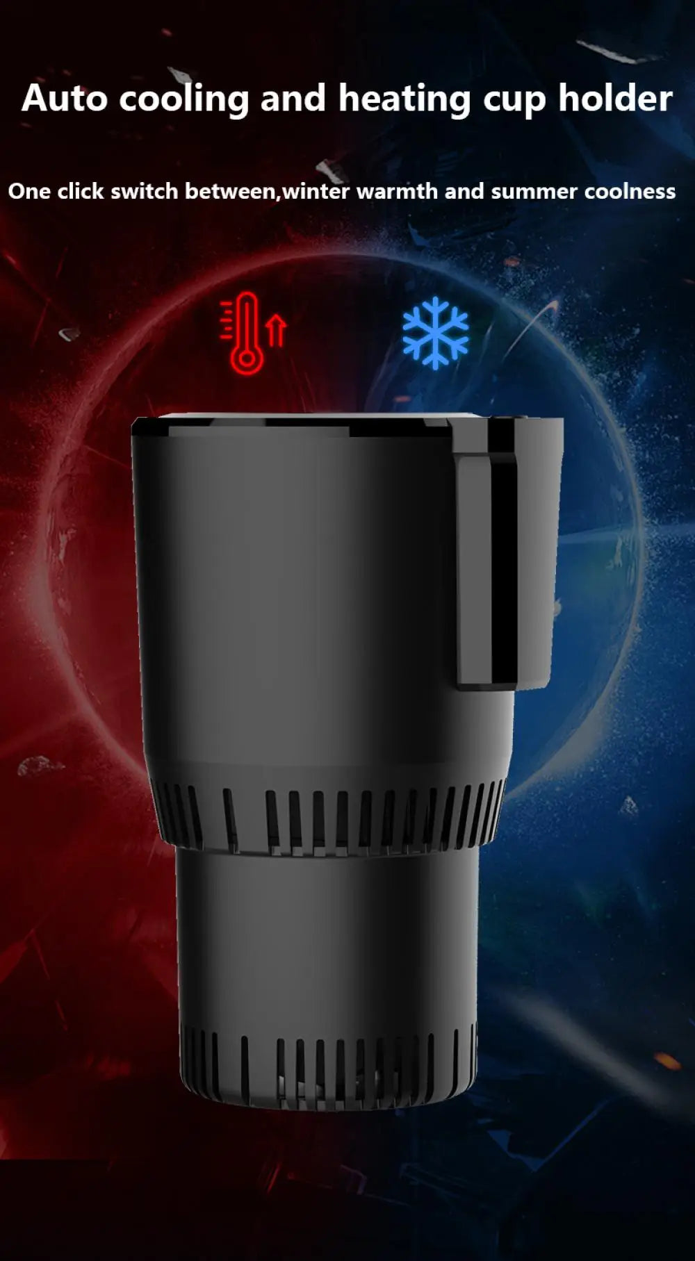 ThermaCup™ 2-in-1 Car Cup Warmer & Cooler (12V/24V)